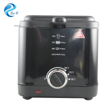 OEM latest 1.5 liter home use adjustable thermostat control eletric deep fryer for wholesale